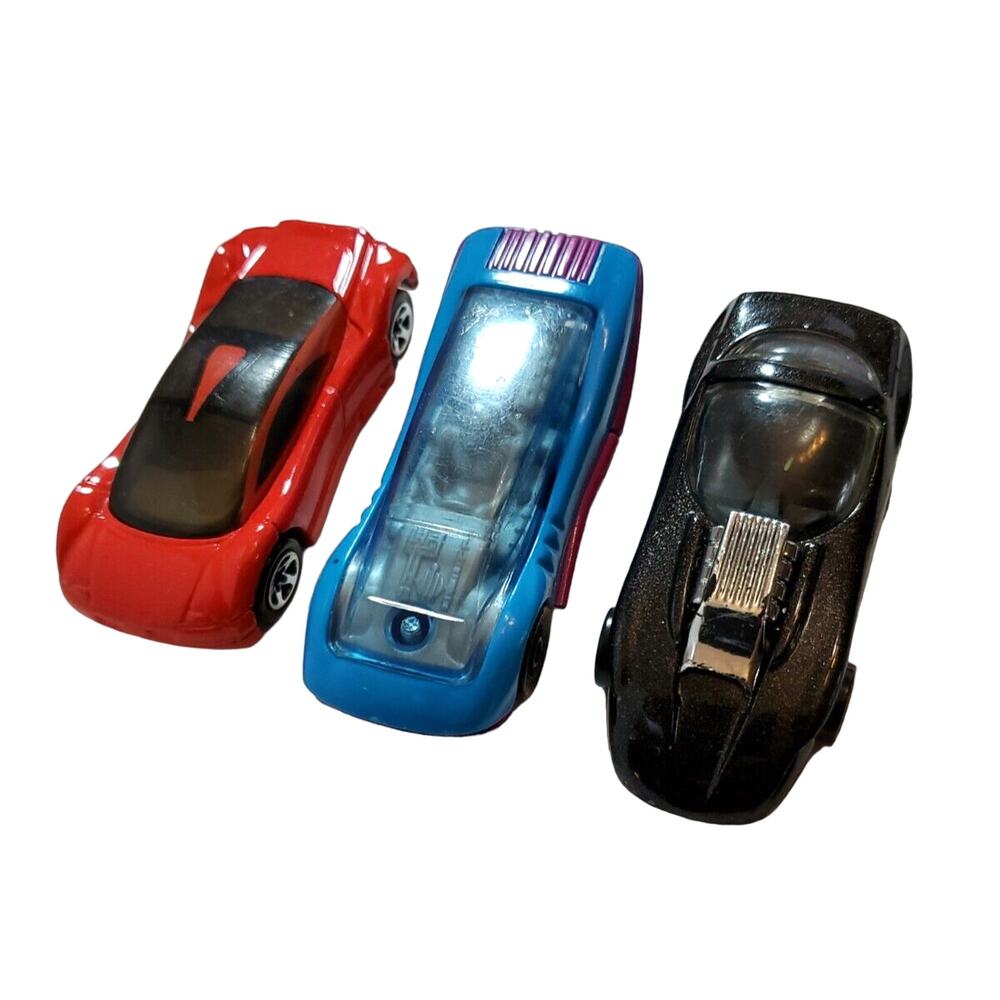 Vintage Hot Wheels Race Cars Audi Avus Quattro Dark Rider Radar Racer Lot Of 3